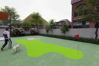 design putting green for your backyard