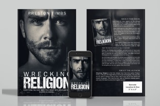 do book cover design, ebook cover or kindle book cover design