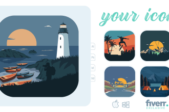 create your unique icon for all media and platforms
