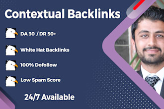 build 550 contextual SEO dofollow backlinks for ranking