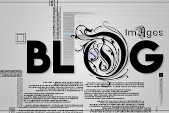 create blog post header feature images