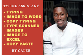 do data entry, typing work, copy paste, excel spreadsheet
