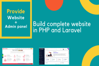 do backend using php,laravel framework