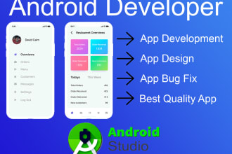 develop android app in kotlin or java application