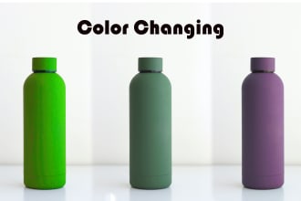 change color of products, color correction of images