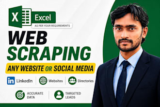 do web scraping and find email address from linkedin leads