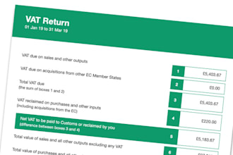 do UK vat return preparation and mtd submission