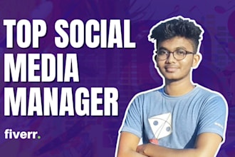 be expert organic social media manager and content creator