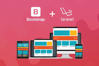 develop full website using react and laravel