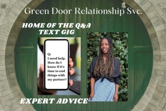 give you relationship advice or be your online dating coach