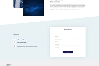 do figma website design or web template by figma or xd