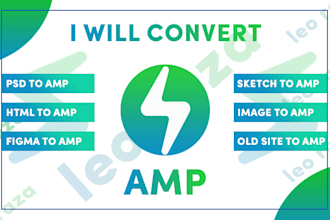 be your front end web developer, html5 css3 bootstrap,amp
