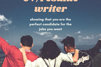 write your CV or resume for you