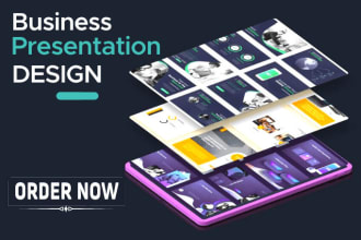 design premium business presentation  slides for you