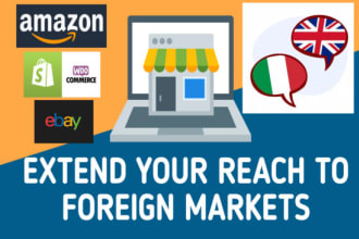 translate your shopify, amazon store, app,or website