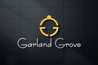 minimalist business logo and line art text design