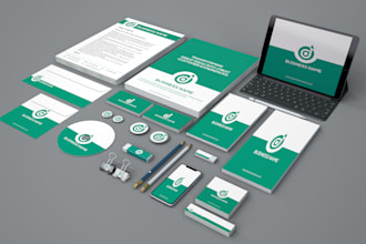 design business card,letterhead and branding stationery