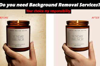 cut out background 50 images within 1 hour