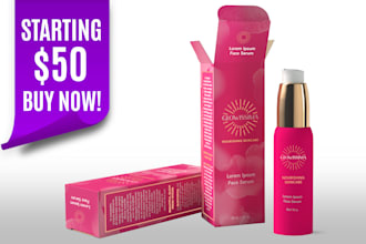do professional product branding for your packaging box design
