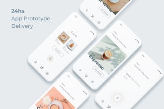 design prototype in 24hs your ios or android mobile app UI