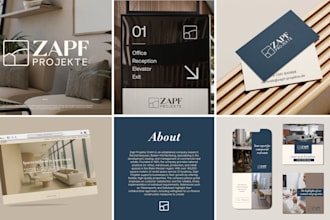 design brand style guide, corporate identity, and custom business logo design