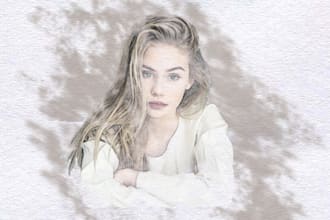 make digital watercolor painting