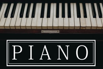 make a piano piece or track