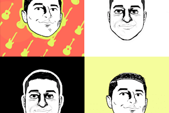 draw an avatar cartoon portrait from photo