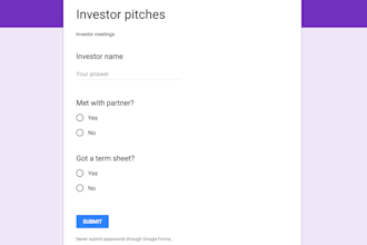make you a google form quiz or survey
