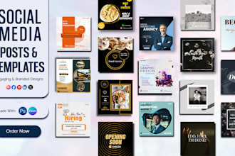 design social media posts, instagram post, post carousel or ad creatives