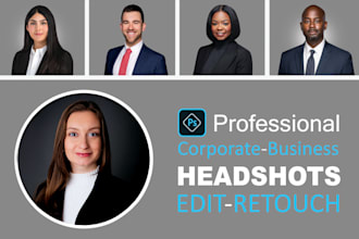 bulk photo editing, portrait, photo retouching and headshot retouch in photoshop