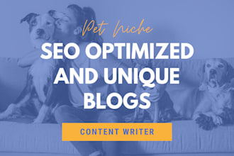 write SEO friendly articles for you