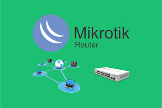 setup computer network with mikrotik router