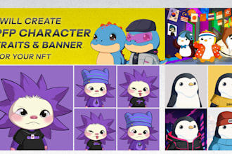 create pfp character and traits for your nft collection