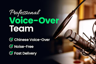 record professional mandarin chinese voice over