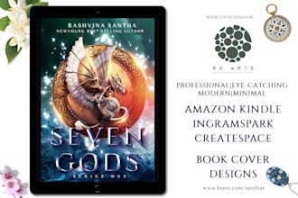 do professional kindle book cover design or book cover illustration