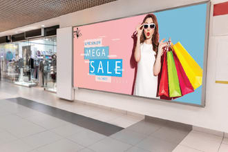 design attractive print ready billboard,signage,banner yards