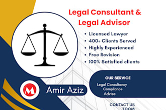 be your online legal consultant and legal advisor