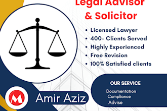 be your online solicitor and legal advisor