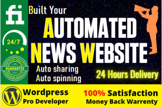 create automated news website autoblog,  wordpress news auto blog