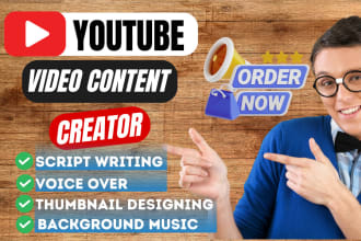 be top niche youtube video content creator and video editing