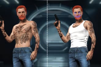 do 3d character for games, animation, films