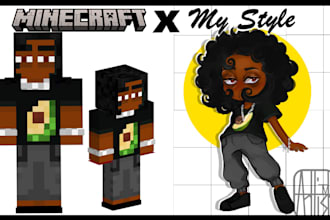 draw your minecraft skin
