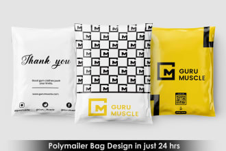make top notch poly mailer package design