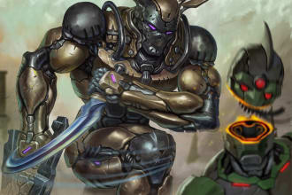create awesome mech designs for you