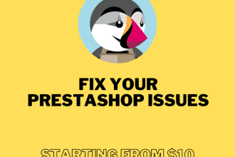 fix prestashop issues in short time