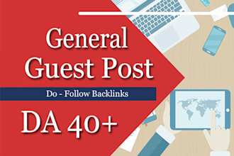 do guest posting in high da general blog