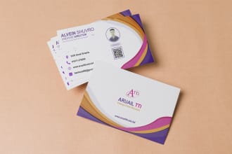 professional gold foil, and creative business card design