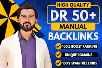 do manual high DR seo dofollow backlinks google top ranking