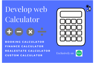 develop a web calculator